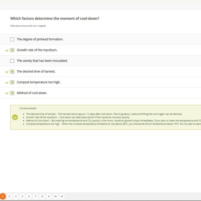 picture question of e learing Mushroom Education